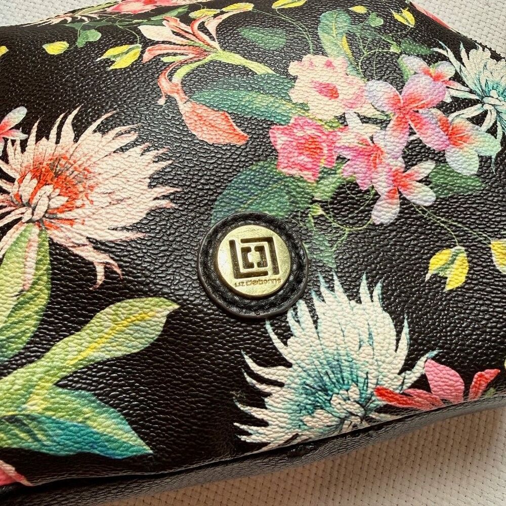 Floral Print Crossbody Bag Purse Vacation Cruise Resort Tropical Accessory - Picture 3 of 11